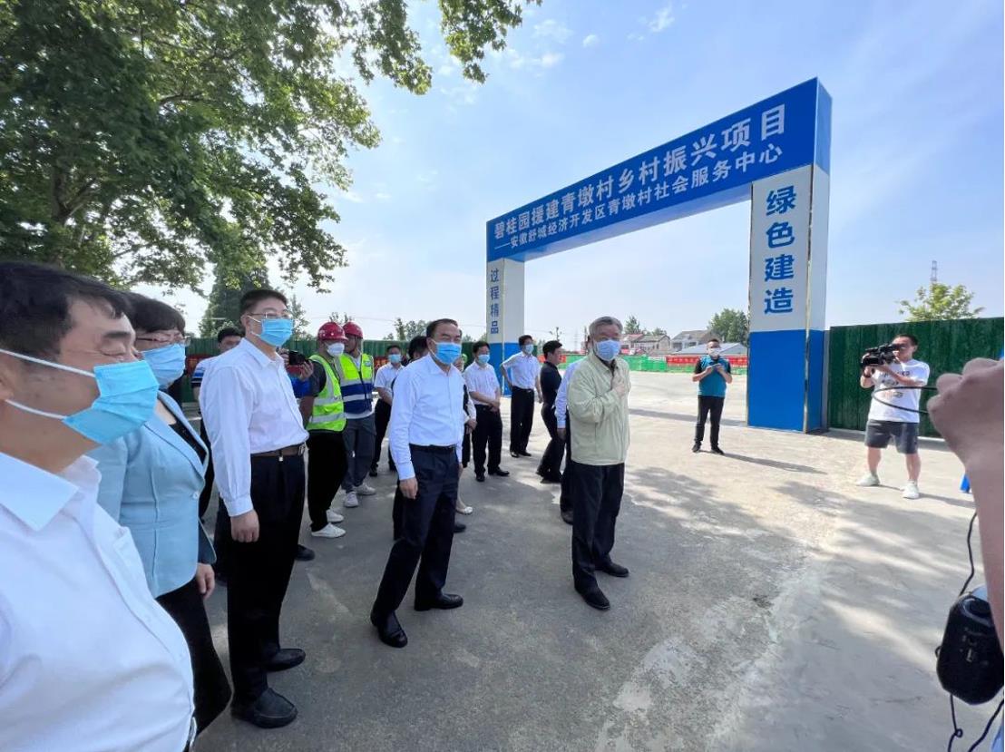 美丽乡村丨全国政协副主席卢展工莅临AGGAME（中国）官方网站-AG GAMES建筑乡村振兴项目视察指导